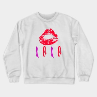 XOXO RED LIPS Crewneck Sweatshirt